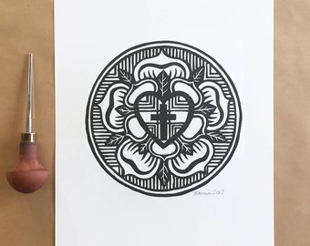 340x270 Luther Rose Artlutheran Printreformationmartin