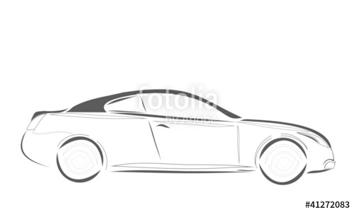 500x300 Luxury Sport Car Vector Stock Image And Royalty Free Vector Files