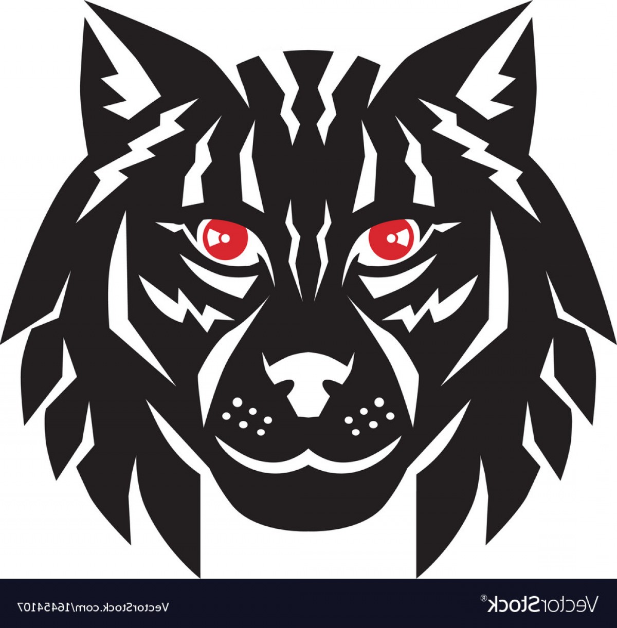 1200x1222 Lynx Cat Head Front Vector Lazttweet