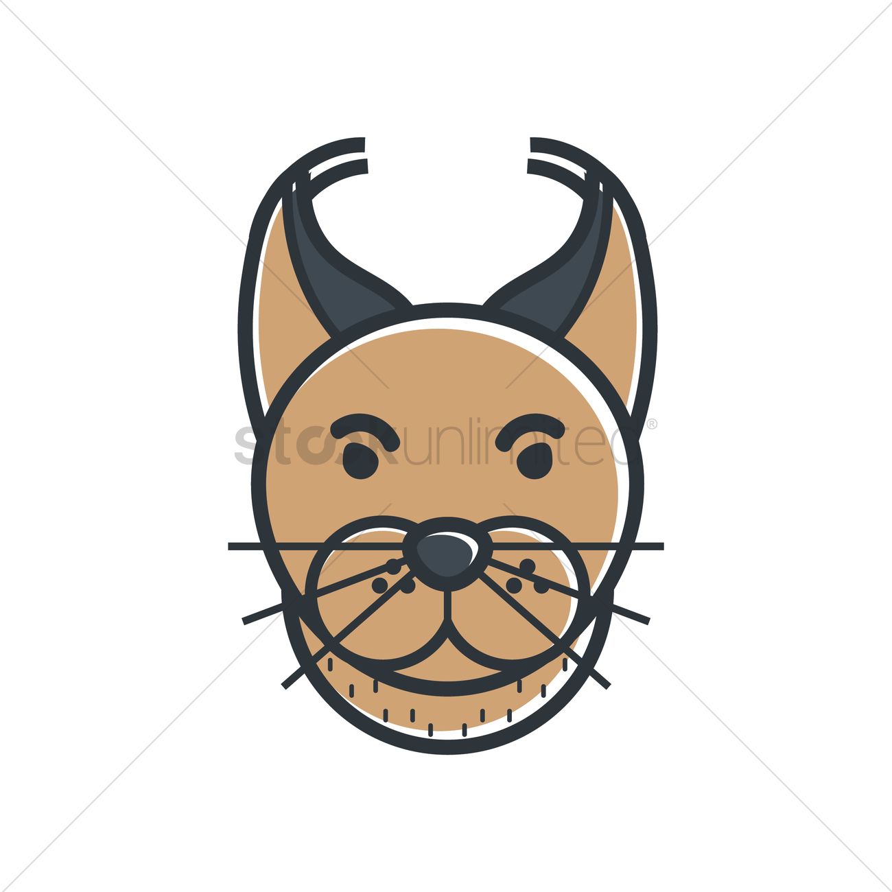 1300x1300 Lynx Vector Image