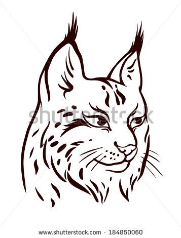 357x470 Lynx Head Tattoo