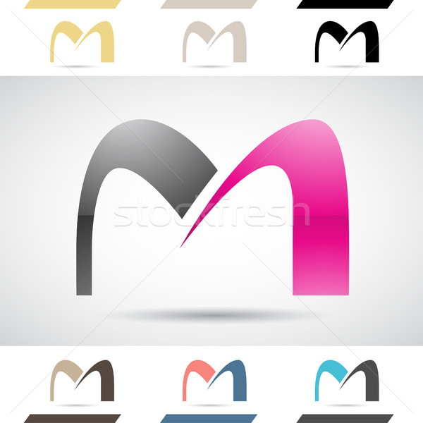 600x600 Logo Shapes And Icons Of Letter M Vector Illustration Cihan