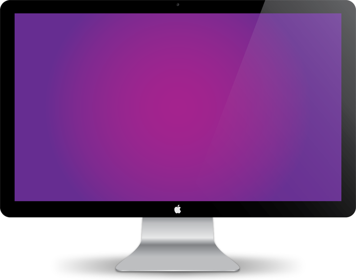 725x570 Mac Display Vector
