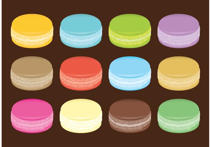 700x490 Macarons Vectors