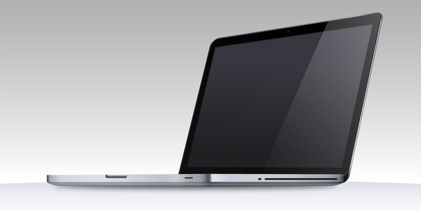 600x302 Macbook Pro Vector Free Vector In Adobe Illustrator Ai ( .ai