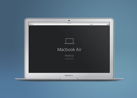455x326 Free Macbook Air Psd Mockup Clipart And Vector Graphics