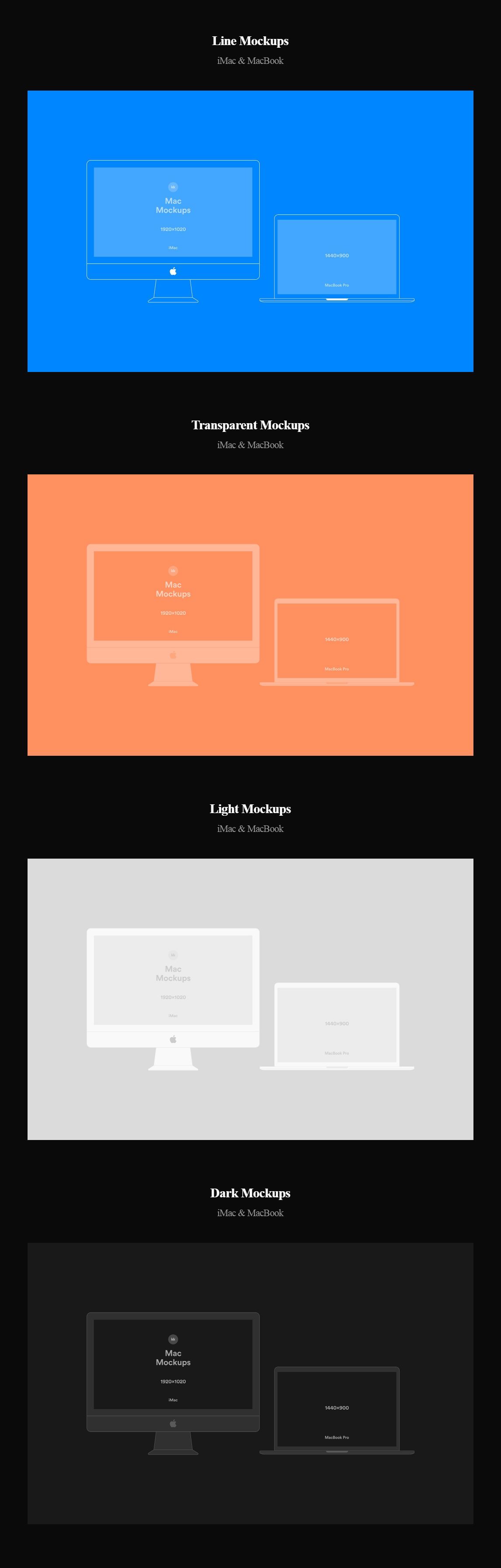 1146x3583 Free Imac Amp Macbook Vector Mockups Omahpsd