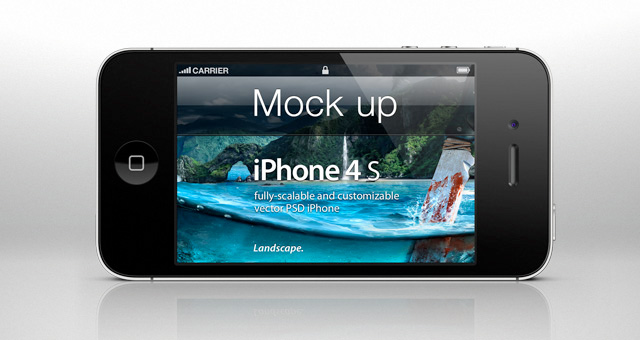 640x340 Iphone 5 Vector Psd Mockup Amp 15 Products