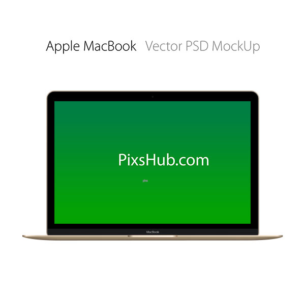600x584 Apple Macbook Free Vector Mock Up