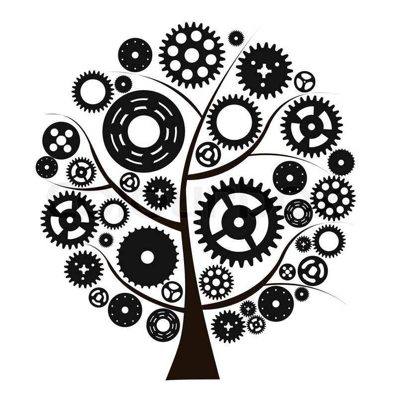 800x800 Machine Gear Wheel Cogwheel Vector Stock Vector Colourbox