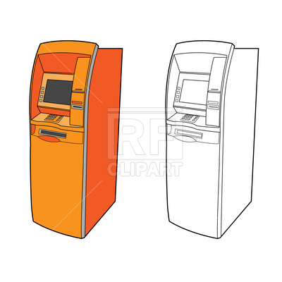 400x400 Atm Machine Vector Image Vector Artwork Of Business, Finance