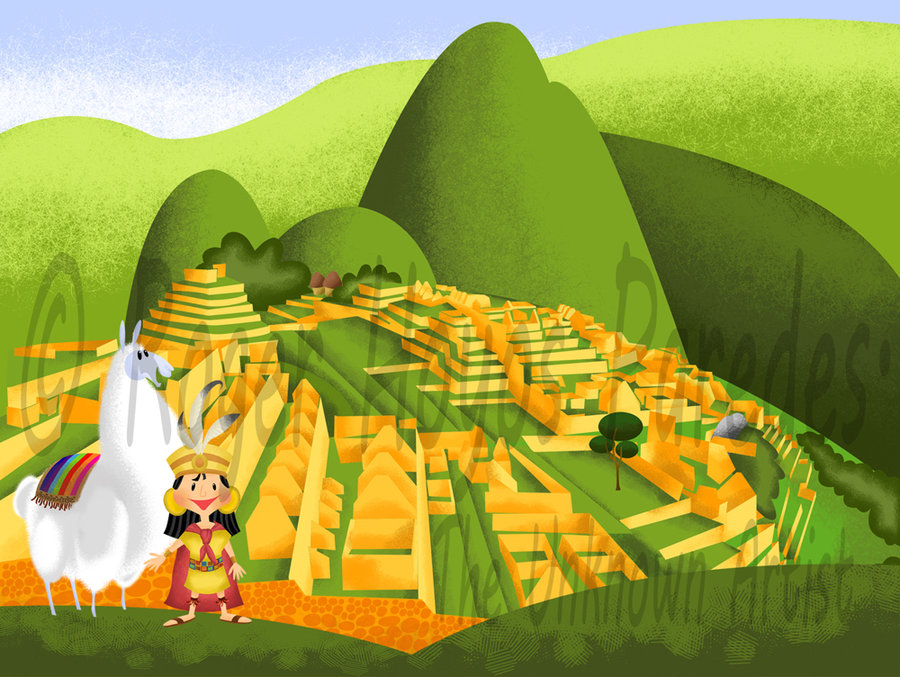 900x677 Machu Picchu By Lartisteinconnu