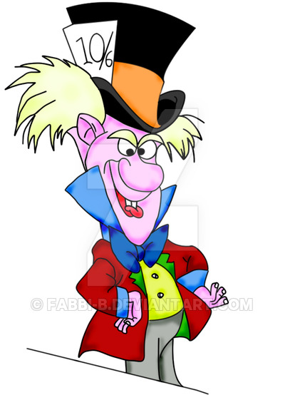 400x554 Mad Hatter Vector By Fabbi B