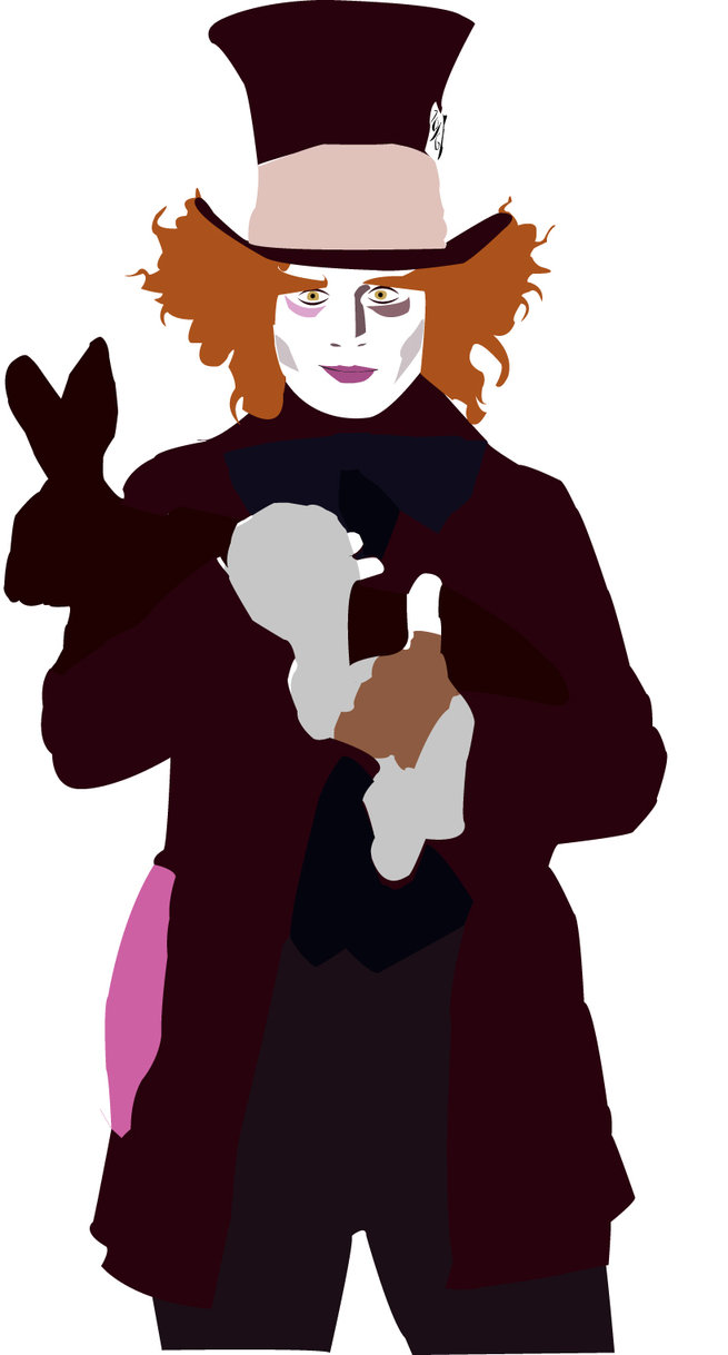 655x1218 Mad Hatter Vector By Lycan Spirit