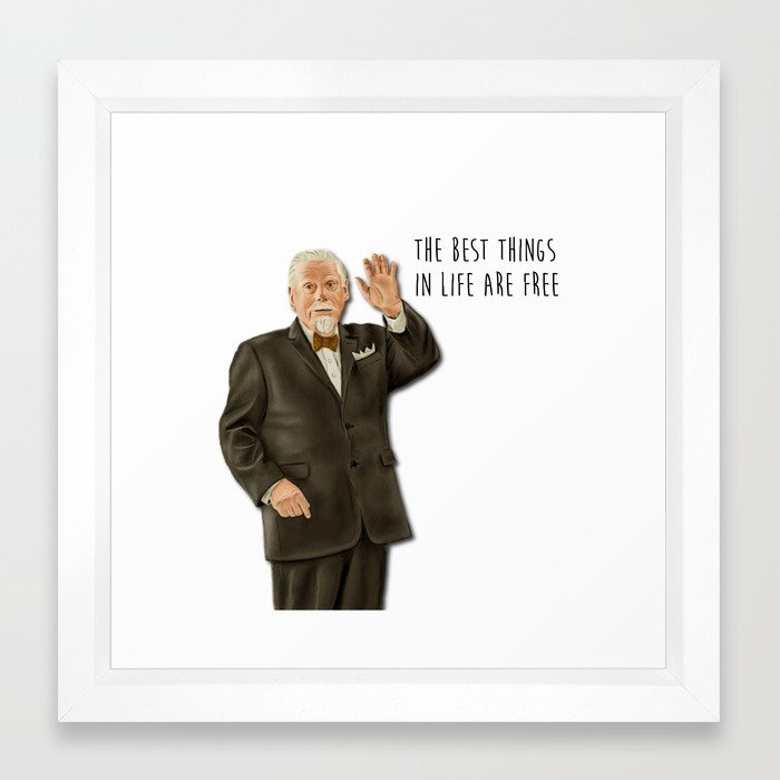 700x700 Bert Cooper (Mad Men) Framed Art Print By Sanfernandez Society6