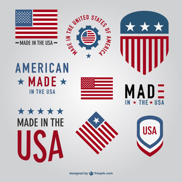 626x626 Made In Usa Labels Collection Vector Free Download