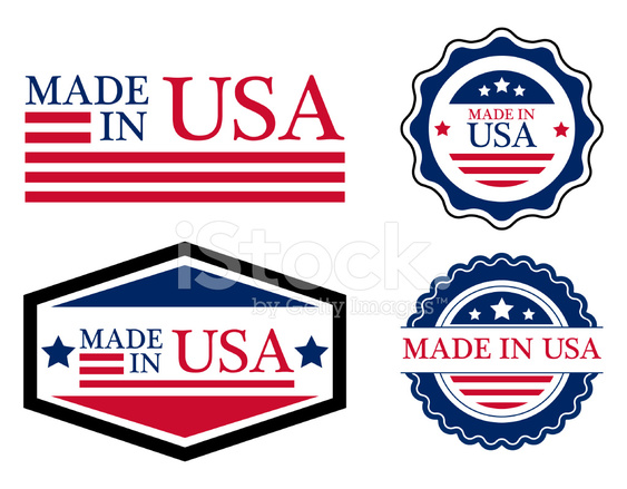 563x439 Made In Usa Label Vector Stock Vector
