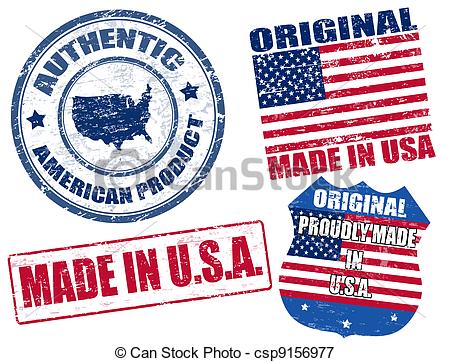 450x362 Made In Usa Stamps. Set Of Grunge Rubber Stamp With The Text Made