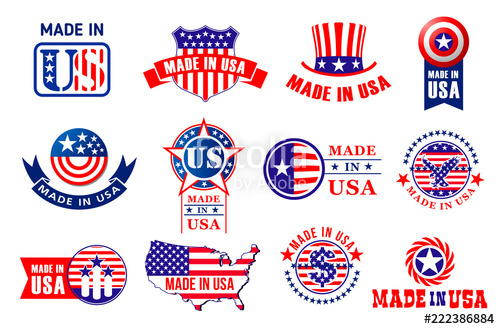 500x329 Vector Made In Usa Quality Product Tags Stock Image And Royalty