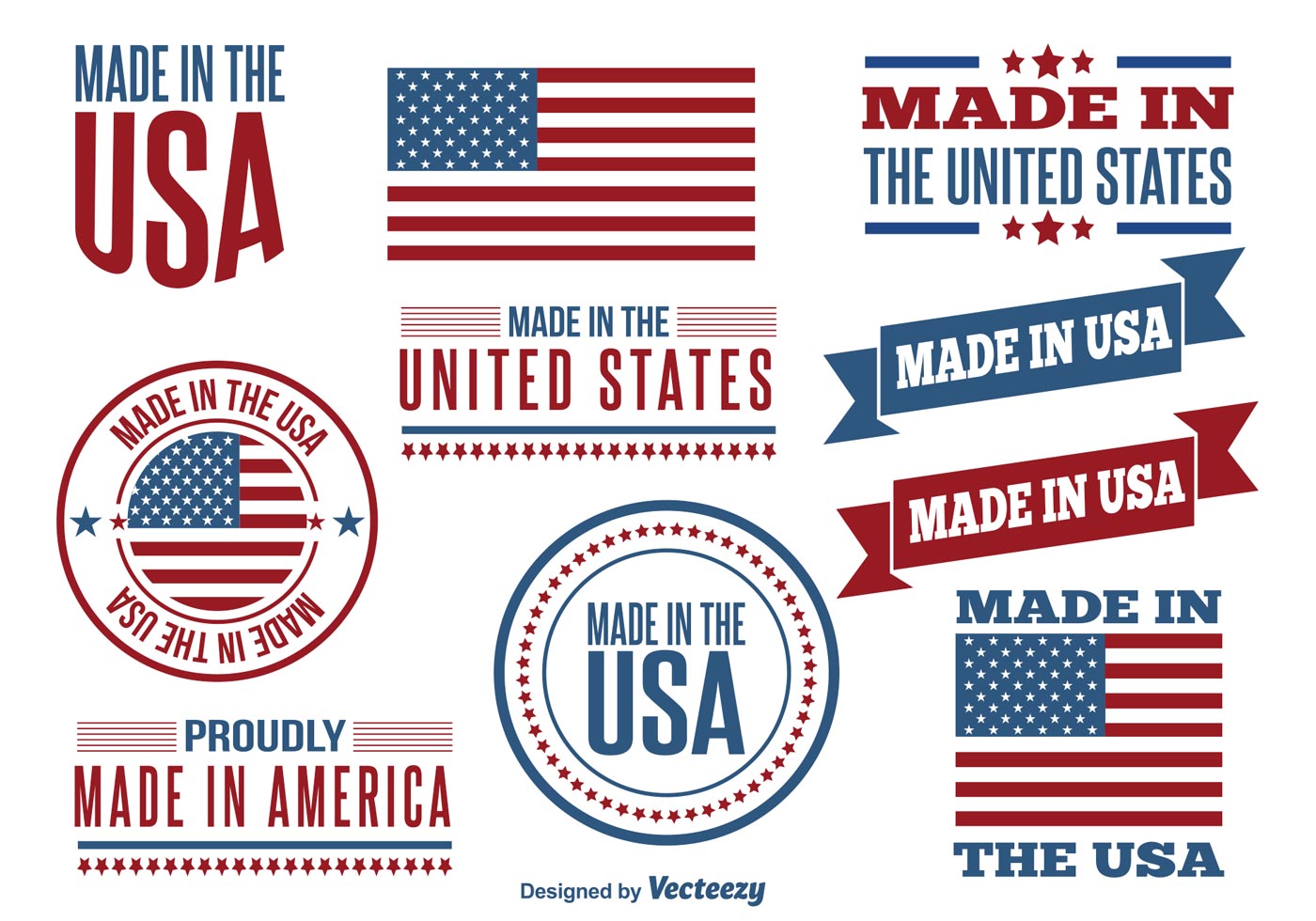 1400x980 Made In Usa Label Set