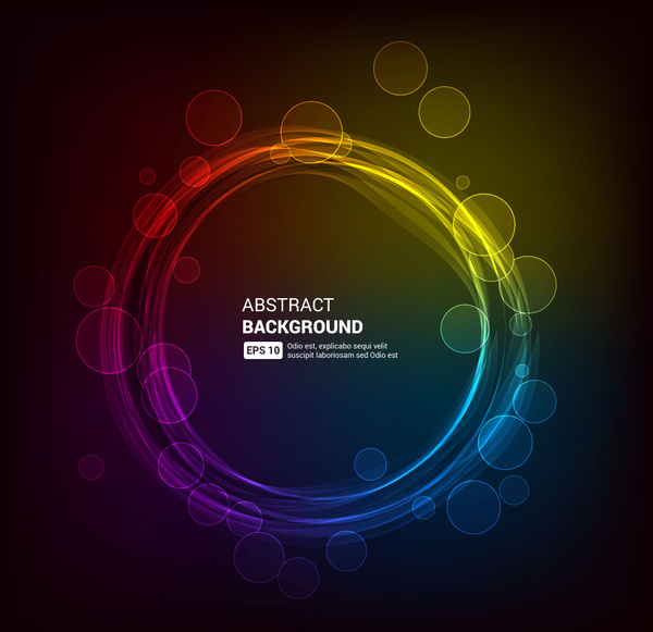 600x581 Magic Circle Abstract Background Free Vector In Adobe Illustrator