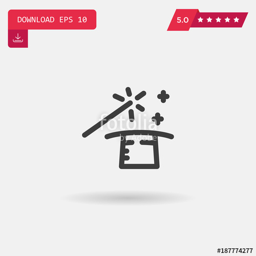 500x500 Magician Vector Icon Stock Image And Royalty Free Vector Files On