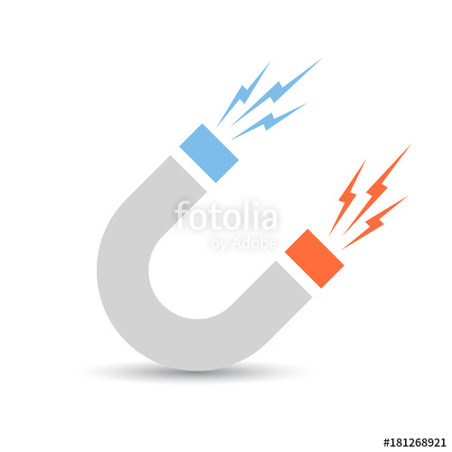500x500 Magnet Vector Pictogram Stock Image And Royalty Free Vector Files