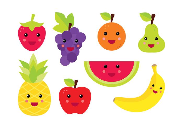 700x490 Fruit Fridge Magnet Vector