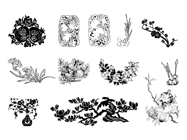 600x450 Plum, Pomegranates, Magnolia Vector Free Vectors Ui Download