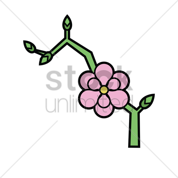 600x600 Free Magnolia Vector Image