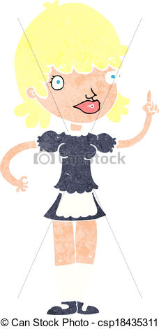 228x470 Cartoon Maid.