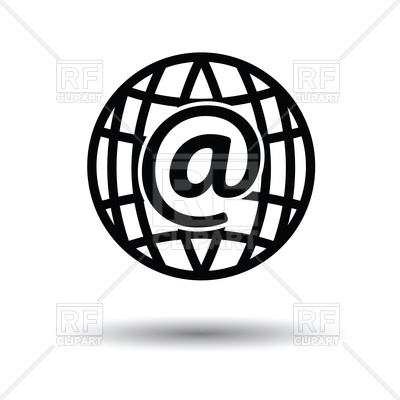 400x400 Global E Mail Icon Vector Image Vector Artwork Of Signs, Symbols