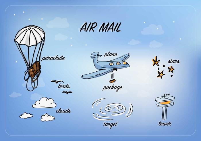 700x490 Free Air Mail Vector