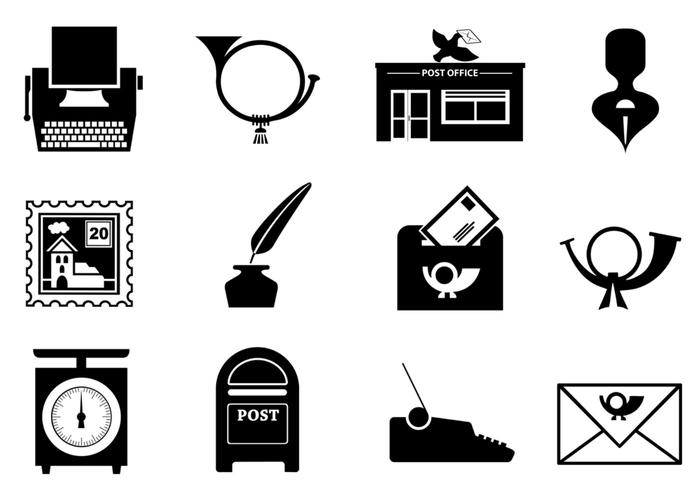 700x490 Post Office And Mail Vector Pack