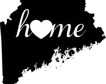 340x270 Maine Vector Graphic Etsy