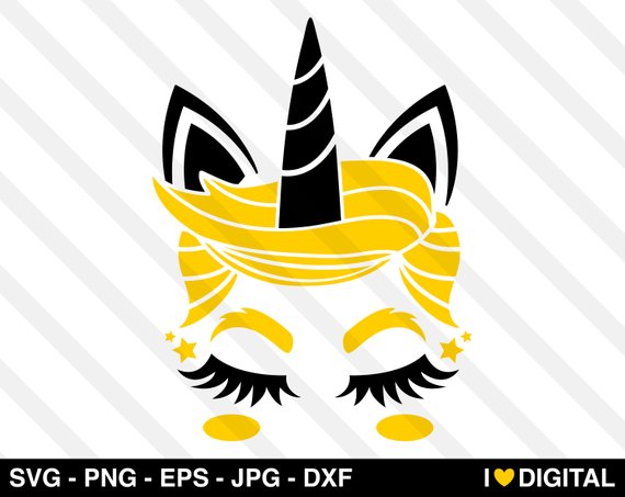 570x453 Unicorn Face Svg Vector Png Eps Jpg Dxf Donald Trump Make Etsy