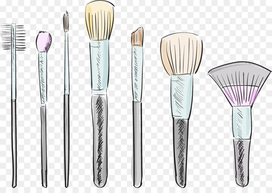 Makeup Brush Vector at GetDrawings | Free download