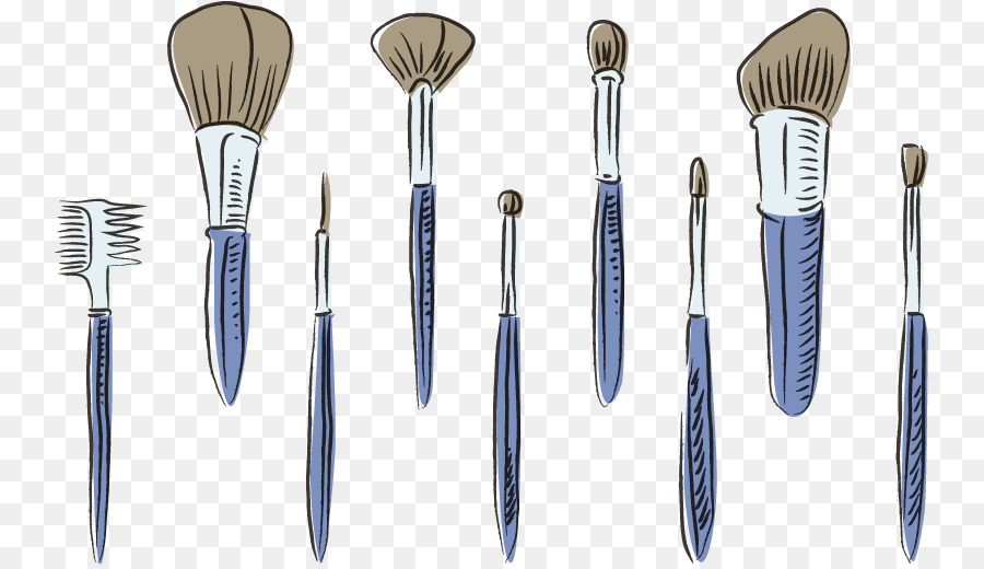 900x520 Makeup Brush Cosmetics Illustration