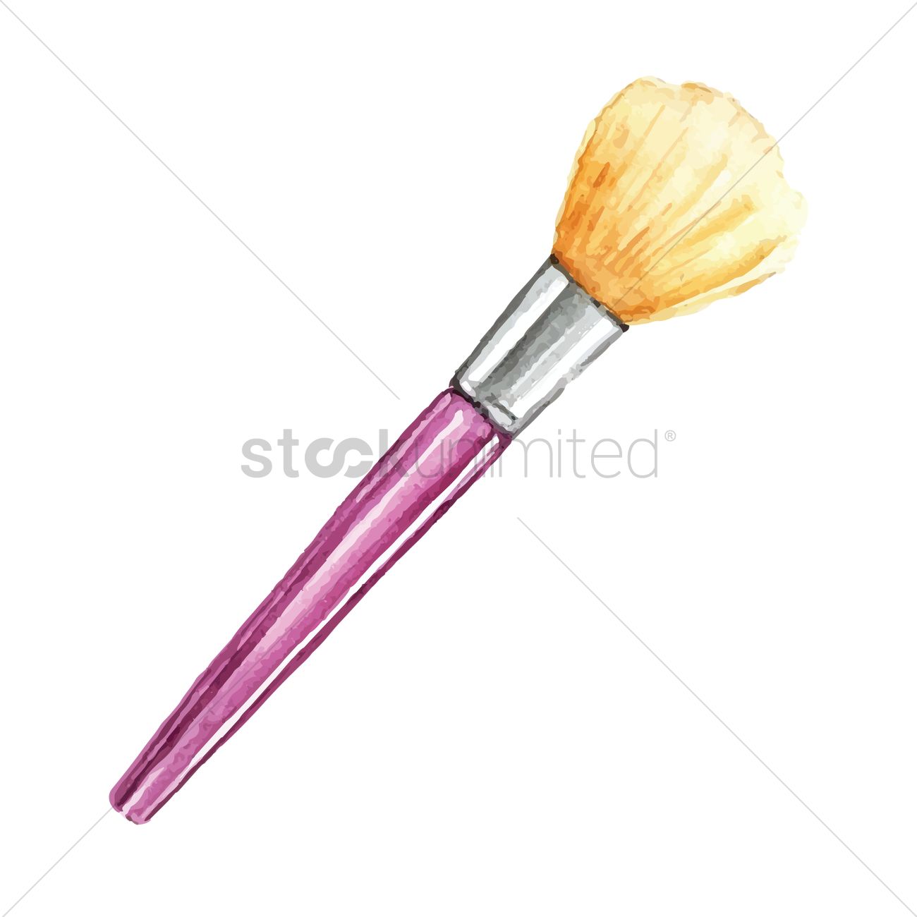 1300x1300 Makeup Brush Vector Image