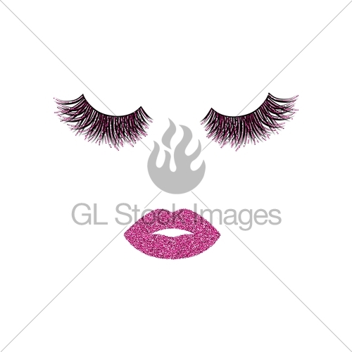 500x500 Makeup Vector Illustration Gl Stock Images