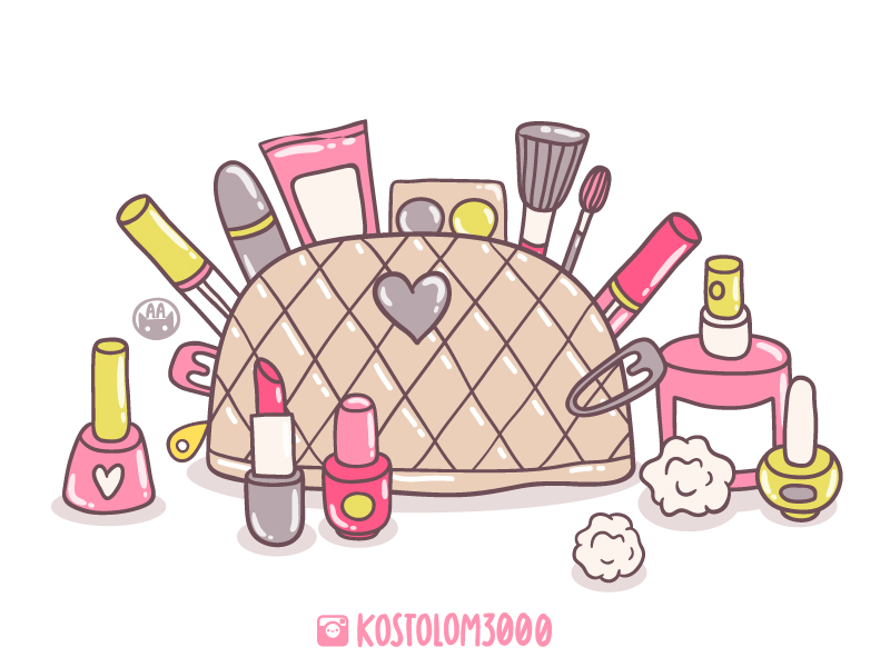 800x600 Makeup Vector By Anna Alekseeva