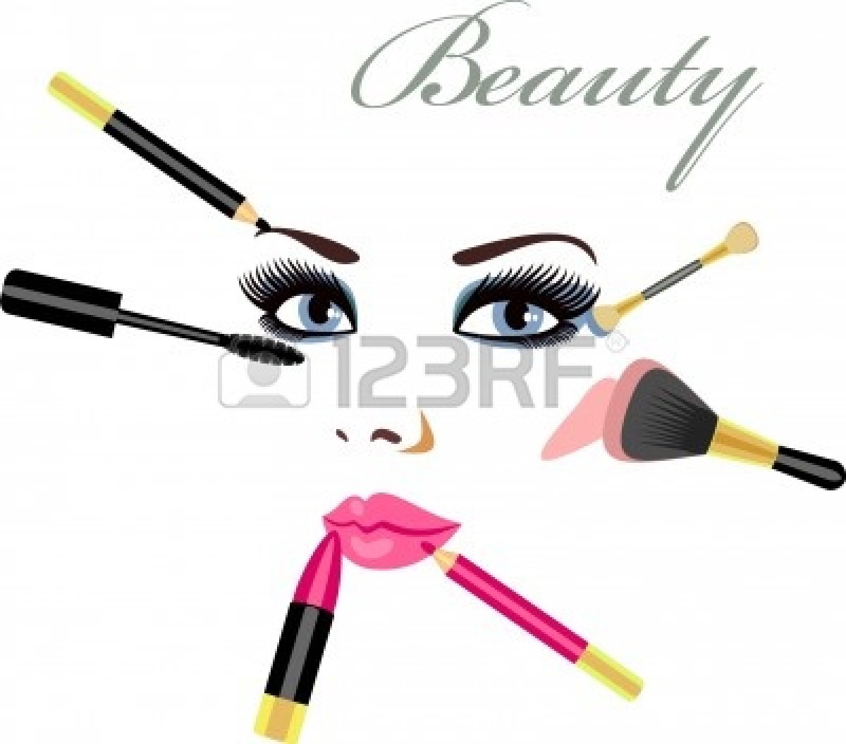 1200x1056 Makeup Clipart Face 3687431