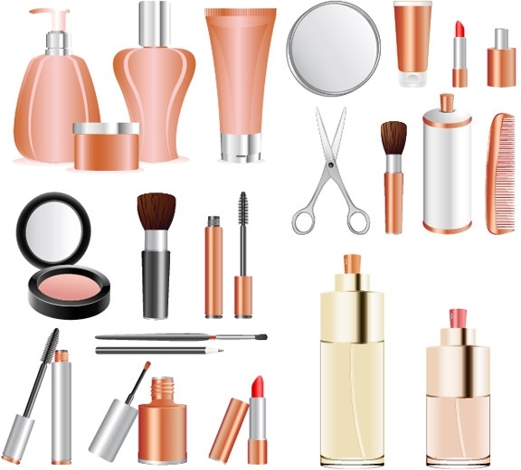 576x520 A Variety Of Cosmetics Clip Art Free Vector In Encapsulated