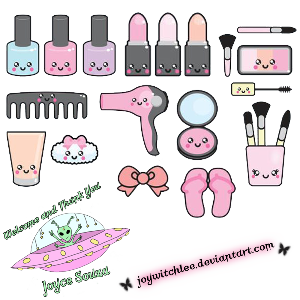 1000x1000 Collection Of Free Makeup Vector Kawaii. Download On Ubisafe