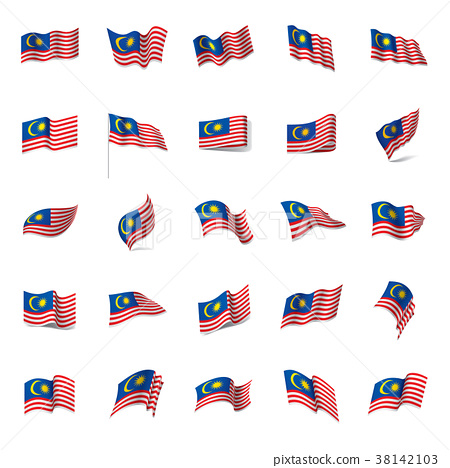 450x468 Malaysia Flag, Vector Illustration