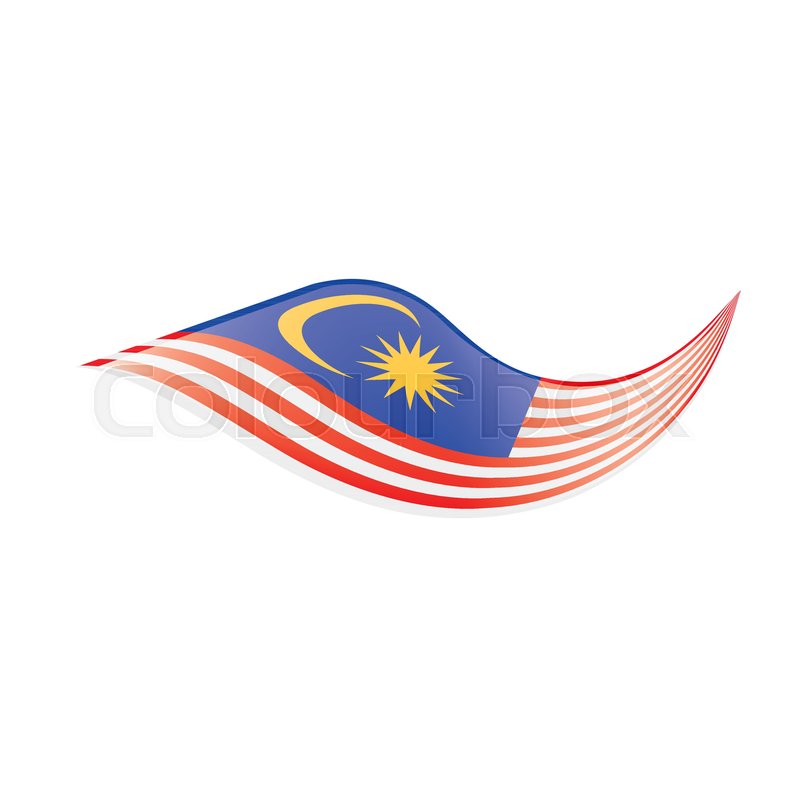 800x800 Malaysia Flag, Vector Illustration On A White Background Stock