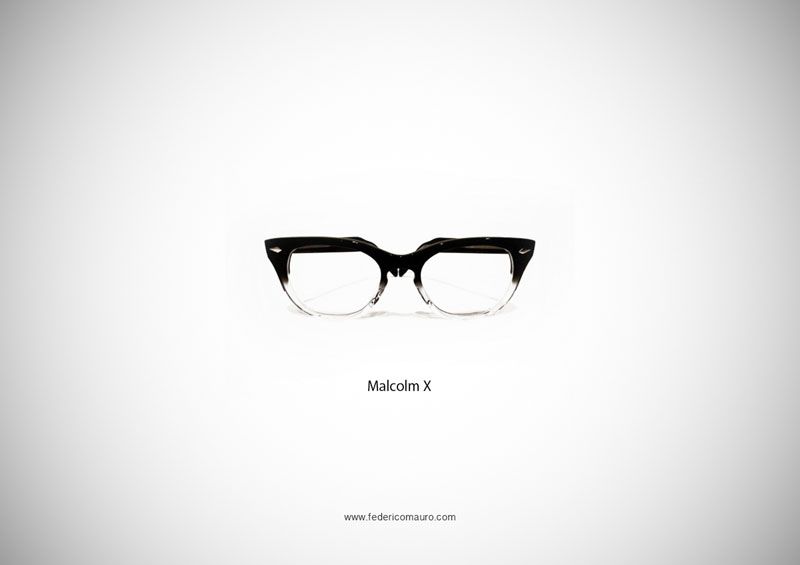 800x565 The Infamous, Malcolm X Glasses. Tats )