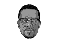 Malcolm X Vector at GetDrawings | Free download