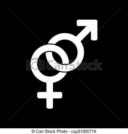 450x470 The Male And Female Icon. Women Ang Man Symbol. Flat Vector