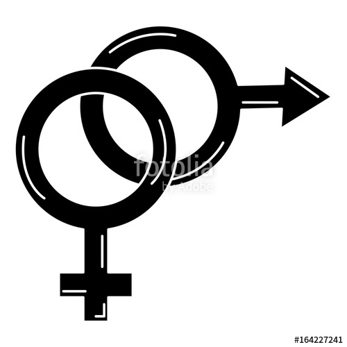 500x500 Male And Female Symbol Vector Illustration Design Stock Image And